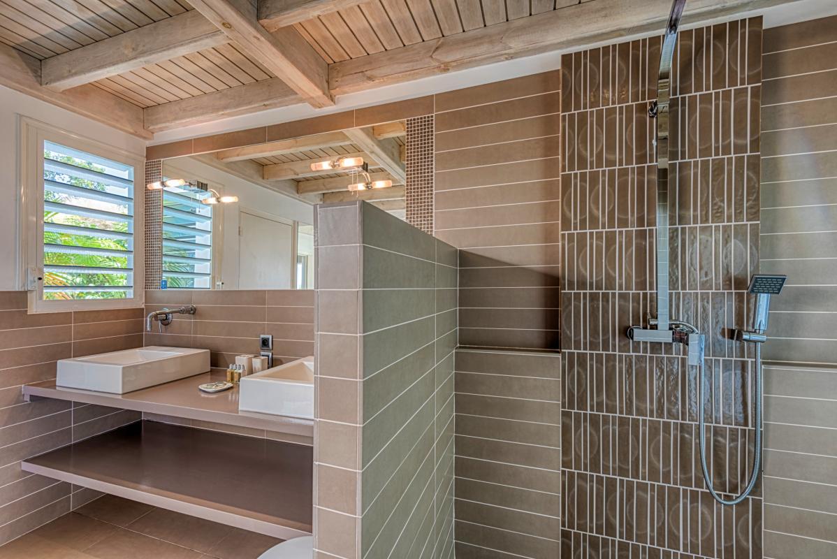 29.Location villa No Limit vue mer Saint Martin les Terres Basses - Chambre